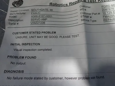 USED FANUC A06B6107H001