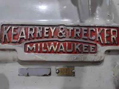 #2 KEARNEY & TRECKER MODEL #2CH HORIZONTAL MILL: STOCK #19181