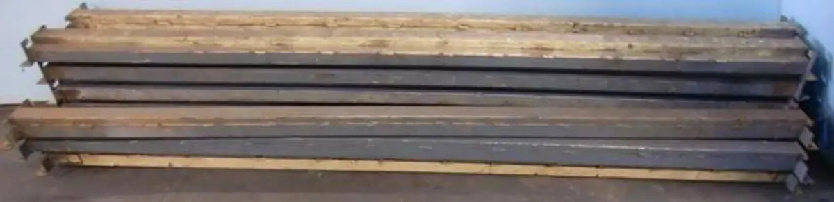 QTY. 13. PALLET BEAMS 92 &frac14;" X 4 &frac14;" G...