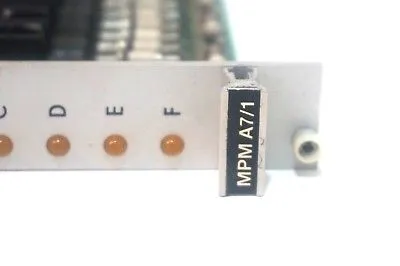 USED WINDSOR MPMA7/1 CONTROL BOARD MPMA71