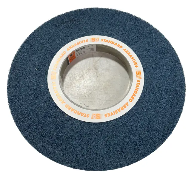 Standard Abrasives 12" x 1" x 5" Buff & Blend HS Flap Brush Medium A/O