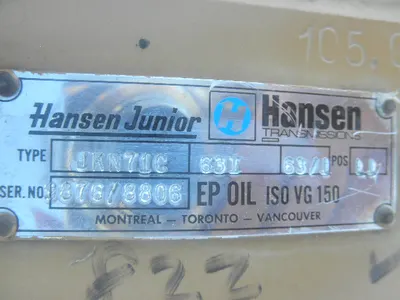 USED HANSEN JKNT1C