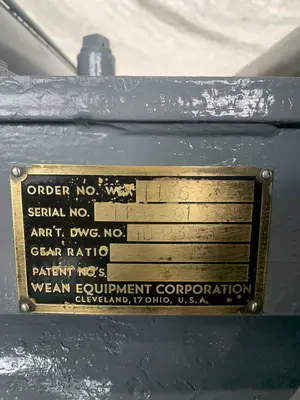 6,000 LB X 24" X .125" WEAN SLITTING LINE. STOCK # 2400119