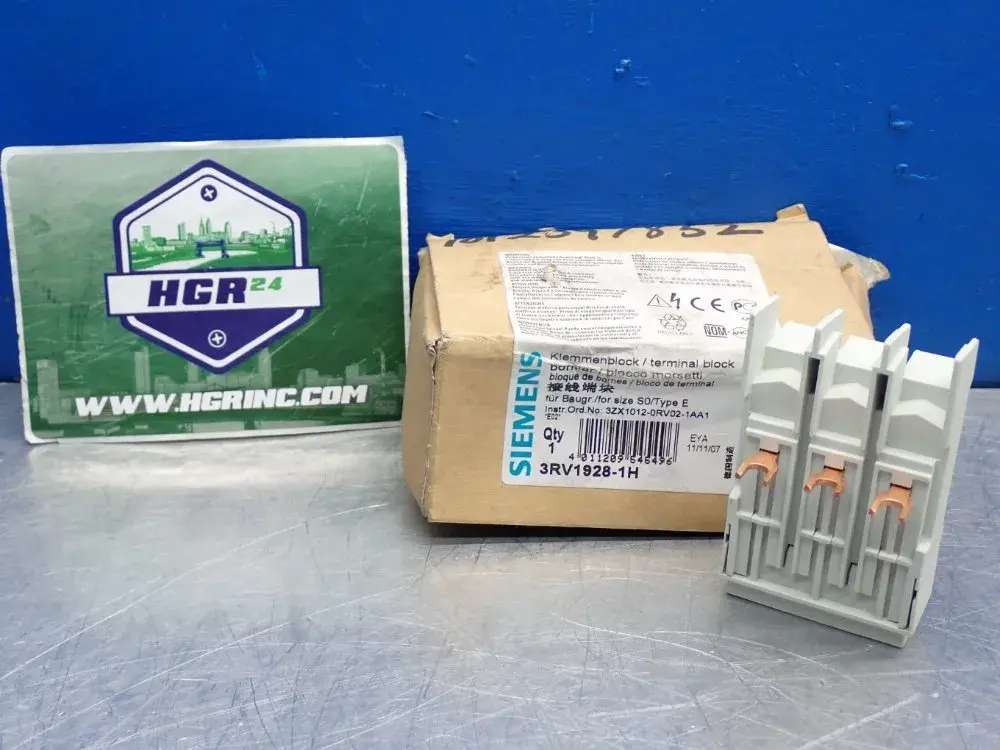New | in-Stock SIEMENS 3RV19281H Terminal Blocks Ohio US | HGR 24 #756494