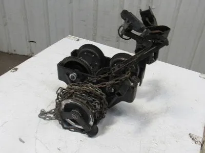 Yale 509150-1 2 Ton Hoist Chain Geared Beam Trolley 40A 600V Pickup Collector