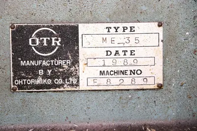 50 TAPER OTR OTORI KIKO MODEL#ME-35 VERTICAL MILL: YOBRO #23858