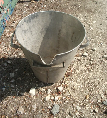 30 L S/S Open Top Tank With Handles