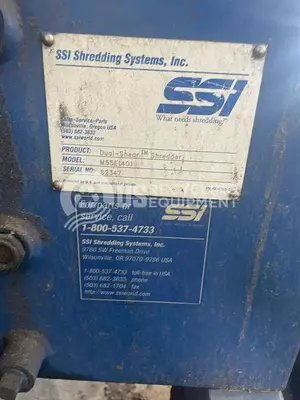 Used SSI M55E 40HP DUAL SHAFT SHREDDER Shredders Florida US | US Recycling Equipment #1269559