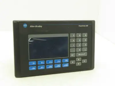 Allen Bradley 2711-B5A5 PanelView 550 HMI Control Panel Ser H FRN 4.46 100-240V