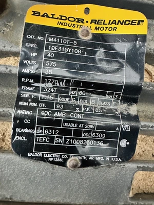 40 HP Dust Collector