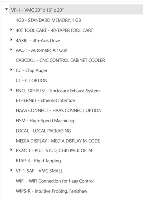 2017 HAAS VF-1 Vertical Machining Centers | PM Machines (6)
