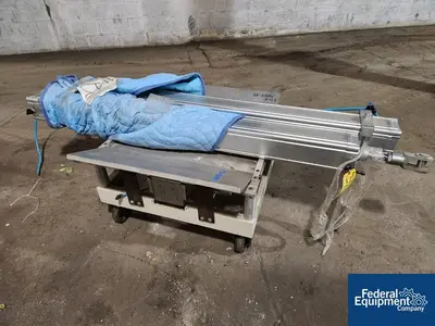 USED Illig Illig Spool Setup Cart, (2) Festo Pneumatic Alignment Pistons