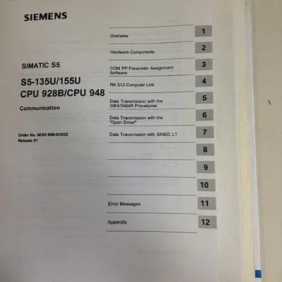 USED SIEMENS 6ES5 998-0CN22