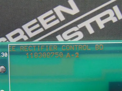 Exide Electronics 101072952-002 Rectifier Control Board Rev. A/C Used