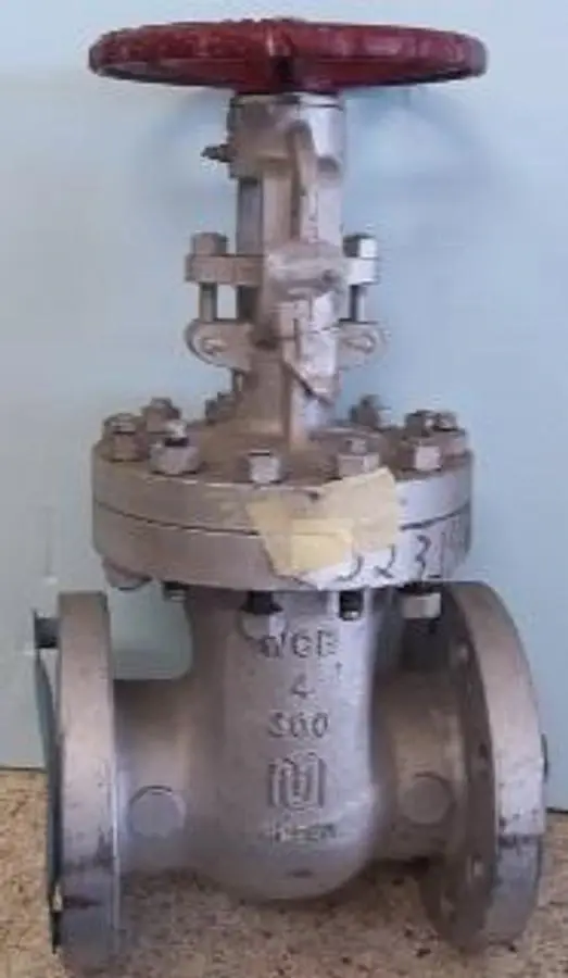 QTY. 1. MILVACO 4" 300 FLANGED RAISED FACE WCB (WE...