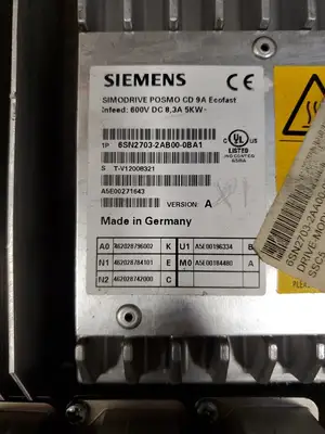 USED Siemens 6SN2703-2AB00-0BA1 SIMODRIVE POSMO CD 9A MODULE