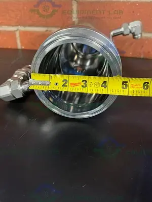 USED FLT STAINLESS STEEL SINGLE CARTRIDGE JACKETED FILTER HOUSING