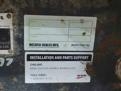 USED WELDCO-BEALES IHC-250