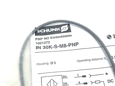 New | in-Stock Schunk Inductive Proximity Switch Short Body 1001272 Proximity Sensors Michigan US | Maverick Industrial Sales #1407078