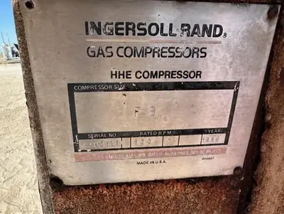 USED INGERSOLL RAND 4HHE-FB-3-1