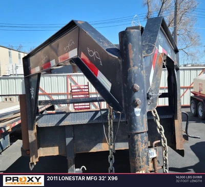 Used 2011 LONESTAR MFG 32' X96 Flatbed Trailers Colorado US | Proxy Equipment #1377832