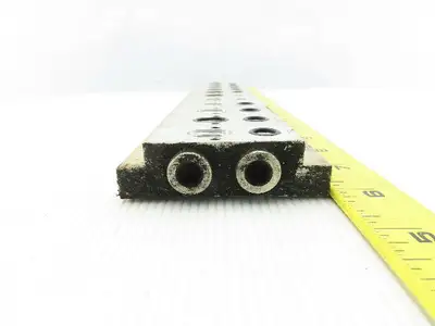 Vektor AG VP8100196 Pneumatic Manifold Block Base Aluminum 12 Station