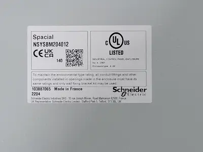 USED SCHNEIDER ELECTRIC NSYSBM204012
