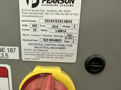 USED 2016 PEARSON CS25 CASE SEALER