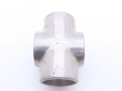 Hollaender 7E-7 Speed-Rail Cross T 1-1/4" Pipe Fits 1.66" OD 3 Screw Lot of 4