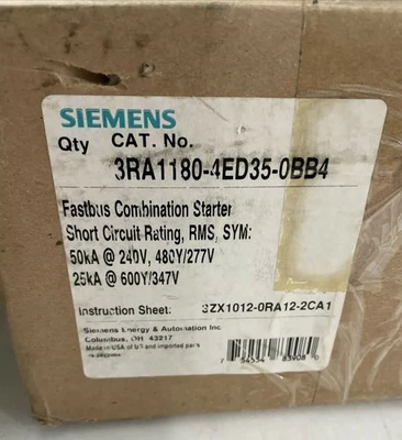USED SIEMENS 3RA1180-4ED35-0BB4