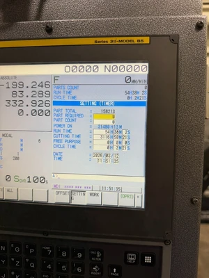 2020 FANUC ROBODRILL ALPHA D21LIB5 ADV Vertical Machining Centers | Tight Tolerance Machinery (4)
