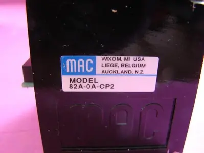 NEW MAC VALVES INC 82A-0A-CP2