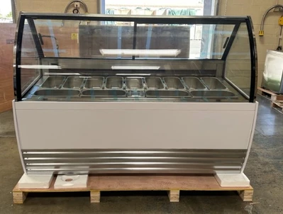 171-0151 13 Pan Self Contained Full Service Gelato Display Cooler