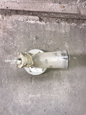 80mm Dia QVF 90 Degree with Thermometer Branch; PBT3