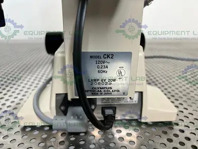 USED OLYMPUS CK2 PHASE CONTRAST MICROSCOPE
