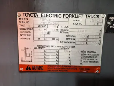USED 2007 TOYOTA 7BDRU15