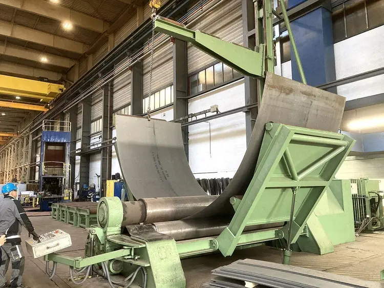 Used SCHAFER SVRM 4050 X 40/50/60 MM Angle Bending Rolls | Apt International N.V #365000