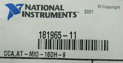 NEW NATIONAL INSTRUMENTS 181965-11 I/O BOARD AT-MIO-16DH-9 18196511