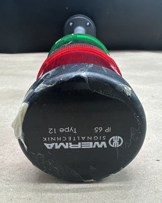 WERMA Signal Tower 640-800-00 + Red 644-100-75 And Green 644-200-75 24V-AC/DC