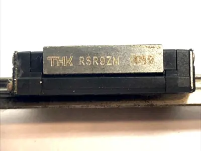 USED THK LINEAR GUIDE BLOCK W/ 190MM RAIL