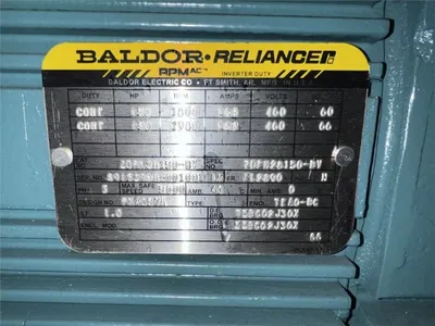 USED RELIANCE 150 HP AC MOTOR