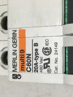 USED MERLIN GERIN C60N-20