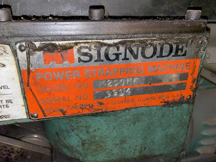 Used SIGNODE M200HF Banding Machinery & Lines Ohio US | G-2000, Inc. 16 #178012