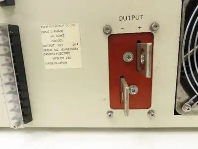 Sansha KTD-50150AT SanRex CC-Link DC Auto 50VDC 150A Metal Surface Plating