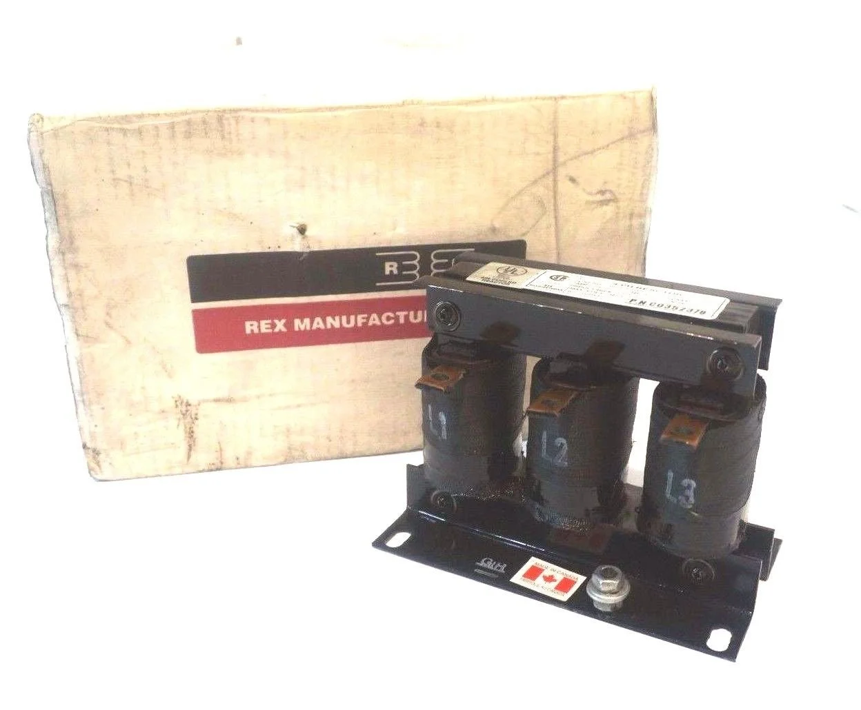 REX Manufacturing 30C50E6-3 3 Phase LINE Reactor 30C50E63