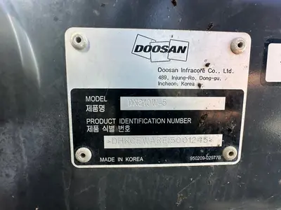Used 2018 DOOSAN DX210W Excavators Pennsylvania US | Proxy Equipment #1388598