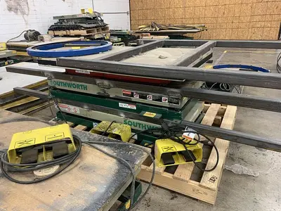 LOT OF (35) MISC. 2,000 LB. 2' x 4' SCISSOR-LIFT TABLES