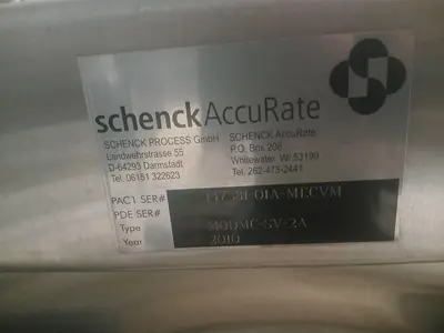 USED 2010 SCHENCK ACCURATE MODMC-SV-2A
