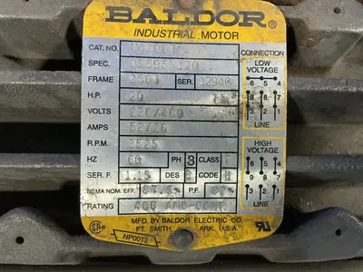 Used BALDOR M4106T Motors (misc) Ohio US | HGR 24 #1278969