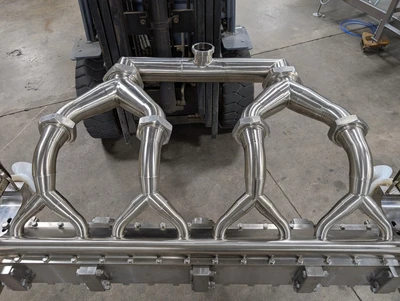 R and D CNC Machining 14-Lane Jam Depositor